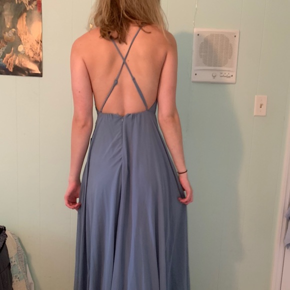 blue formal dress - Picture 3 of 4